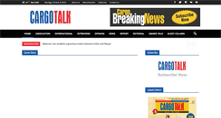 Desktop Screenshot of cargotalk.in