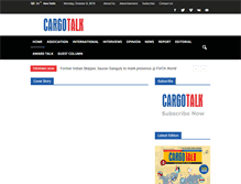 Tablet Screenshot of cargotalk.in